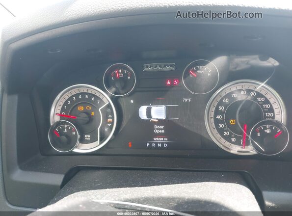 1C6RR7TT6JS168377 2018 RAM 1500 Silver Rear seats view