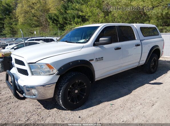 1C6RR7TT8GS313475 2016 RAM 1500 White Առջևի ձախ երեք քառորդ տեսարան