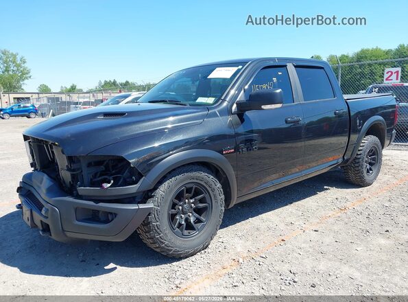 1C6RR7YT2JS173357 2018 RAM 1500 Black Передня ліва чверть