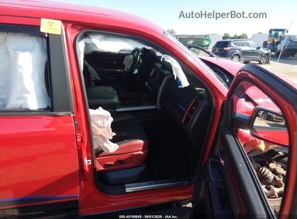 1C6RR7YT4GS369616 2016 RAM 1500 Red Vista interior delantera