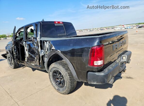 1C6RR7YT5JS110673 2018 RAM 1500 Black Rear left