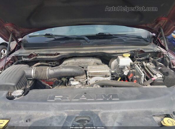 1C6RREFT0MN661975 2021 RAM 1500 Burgundy Rear view