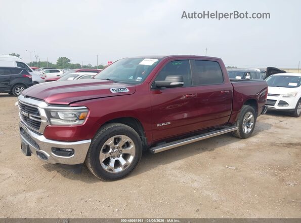 1C6RREFT0MN661975 2021 RAM 1500 Burgundy 360 interior view