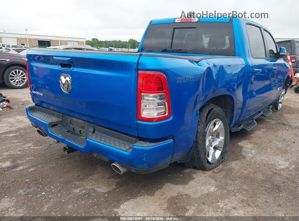 1C6RREFT3MN646922 2021 RAM 1500 Синий Задняя правая четверть