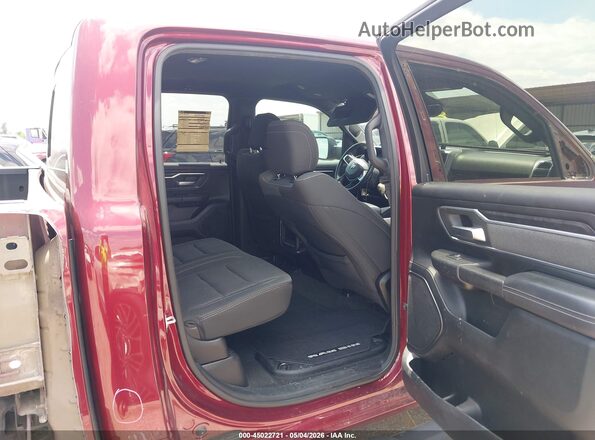 1C6RREFT6KN905707 2019 RAM 1500 Maroon VIN կոդի պիտակի տեսք