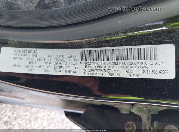 1C6RREFT7KN684697 2019 RAM 1500 Black Vista del compartimento del motor