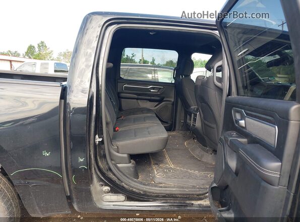 1C6RREFT7KN684697 2019 RAM 1500 Black Vista de la etiqueta del VIN