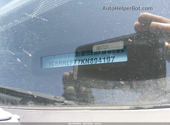 1C6RREFT7KN894197 2019 RAM 1500 Black 