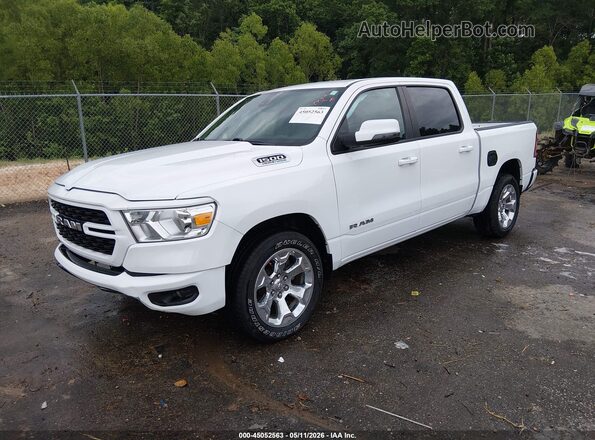 1C6RREFT7RN164350 2024 RAM 1500 White წინა მარცხენა ხედი სამი მეოთხედიდან
