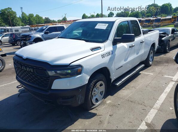 1C6RRFCG6SN754493 2025 RAM 1500 Белый Передняя левая четверть