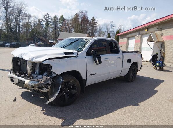 1C6SRFBT3NN195280 2022 RAM 1500 White წინა მარცხენა ხედი სამი მეოთხედიდან