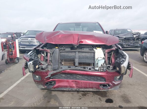 1C6SRFBT4NN389882 2022 RAM 1500 Red Вид задньої частини салону