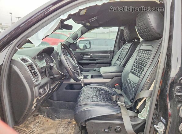 1C6SRFBT5MN590740 2021 RAM 1500 Black Front interior view
