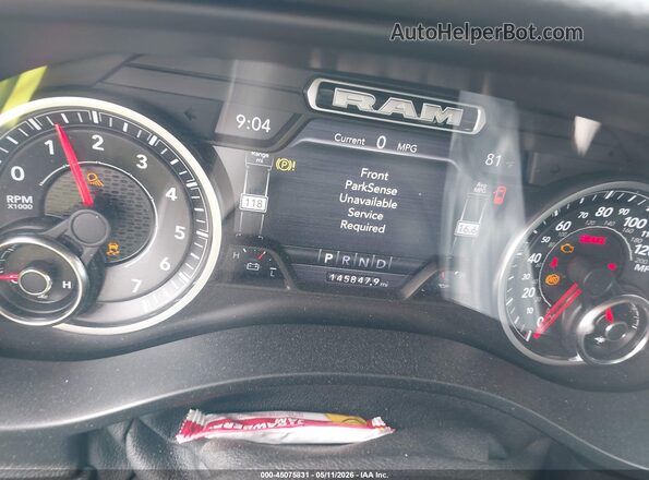 1C6SRFBT9KN764273 2019 RAM 1500 Blue უკანა სავარძლების ხედი