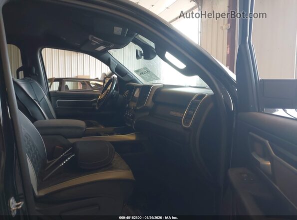 1C6SRFBTXLN366314 2020 RAM 1500 Black Front interior view