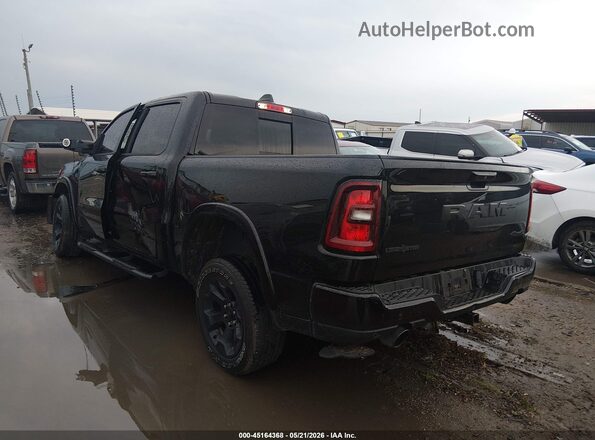 1C6SRFFP5SN633693 2025 RAM 1500 Black უკანა მარცხენა