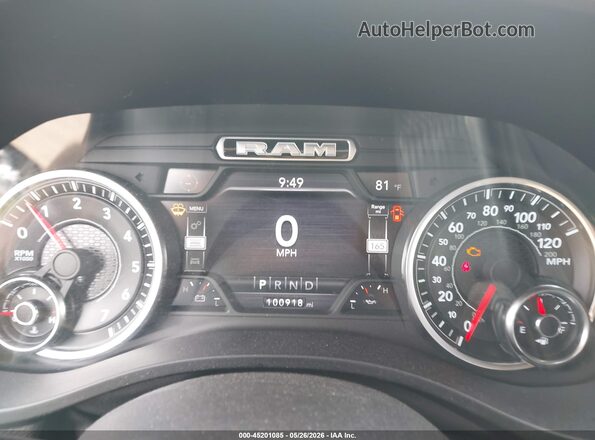1C6SRFFT1LN153875 2020 RAM 1500 Black Vista de los asientos traseros
