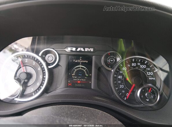 1C6SRFFT1MN696001 2021 RAM 1500 Gray უკანა სავარძლების ხედი