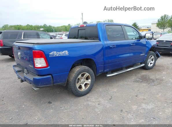 1C6SRFFT3KN882989 2019 RAM 1500 Blue უკანა მარჯვენა