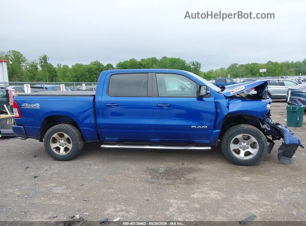 1C6SRFFT3KN882989 2019 RAM 1500 Blue უკანა სალონის ხედი