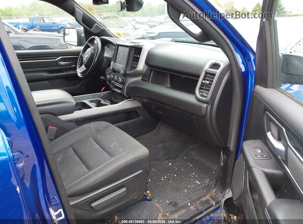 1C6SRFFT3KN882989 2019 RAM 1500 Blue წინა სალონის ხედი