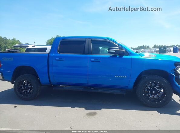 1C6SRFFT6NN331069 2022 RAM 1500 Blue Սարքավորումների վահանակի տեսք