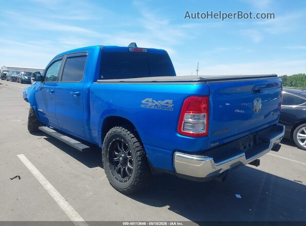 1C6SRFFT6NN331069 2022 RAM 1500 Blue Հետևի ձախ