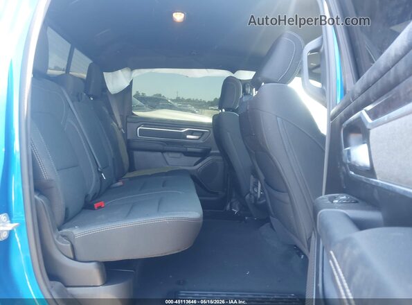 1C6SRFFT6NN331069 2022 RAM 1500 Blue VIN կոդի պիտակի տեսք