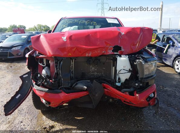 1C6SRFFT7LN350176 2020 RAM 1500 Red Instrument cluster view