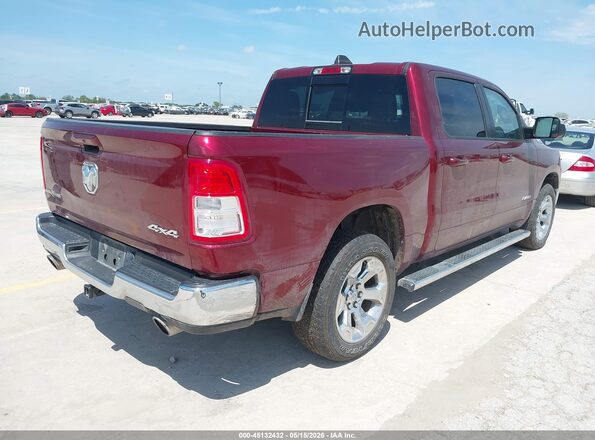 1C6SRFFTXMN829967 2021 RAM 1500 Maroon Tył prawy
