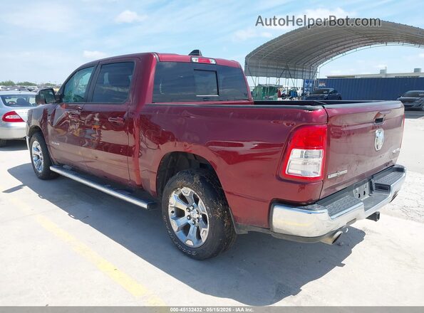 1C6SRFFTXMN829967 2021 RAM 1500 Maroon Tył lewy