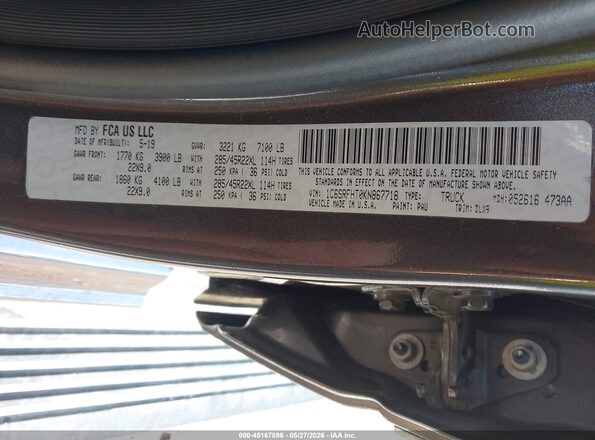 1C6SRFHT0KN867718 2019 RAM 1500 Black Widok komory silnika