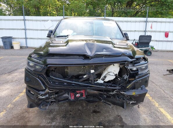 1C6SRFHT5MN749747 2021 RAM 1500 Black Dashboard view