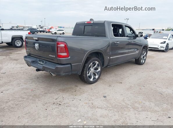 1C6SRFHT7KN560417 2019 RAM 1500 Gray Задня права чверть