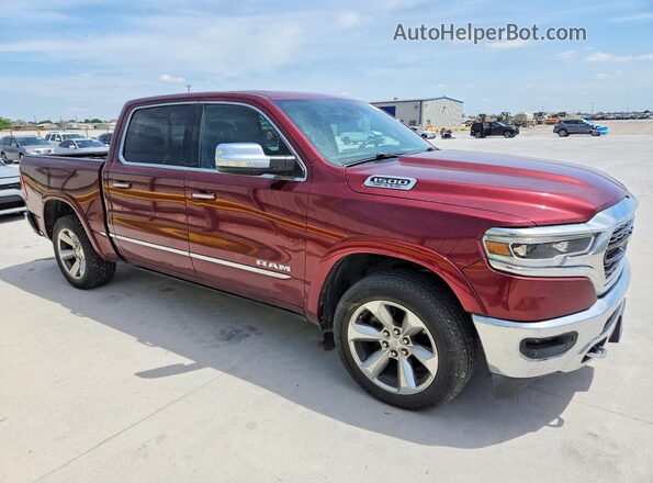 1C6SRFHT7KN839706 2019 RAM 1500 Burgundy Առջևի աջ