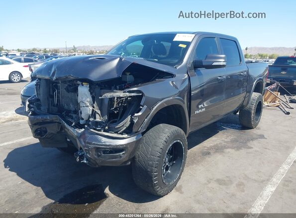 1C6SRFJT1KN784759 2019 RAM 1500 Gray Front left
