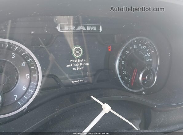 1C6SRFJT5KN809016 2019 RAM 1500 Gray უკანა სავარძლების ხედი