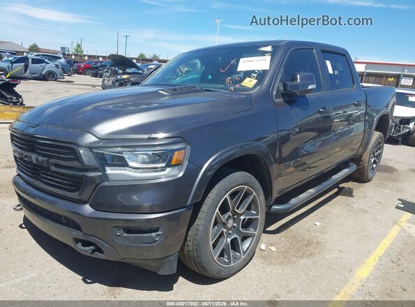 1C6SRFJT5KN809016 2019 RAM 1500 Gray წინა მარცხენა ხედი სამი მეოთხედიდან