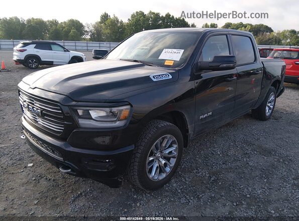 1C6SRFJT5RN197684 2024 RAM 1500 Black წინა მარცხენა ხედი სამი მეოთხედიდან
