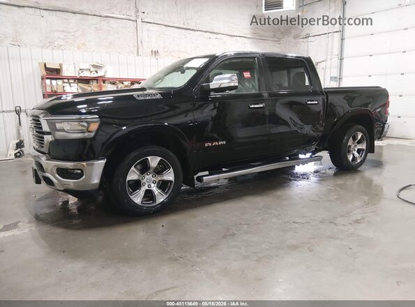 1C6SRFJT6MN596290 2021 RAM 1500 Black წინა მარცხენა ხედი სამი მეოთხედიდან