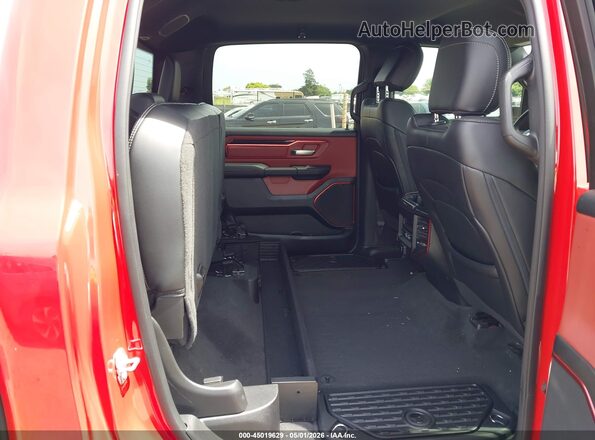 1C6SRFLM4MN706260 2021 RAM 1500 Red Vista de la etiqueta del VIN