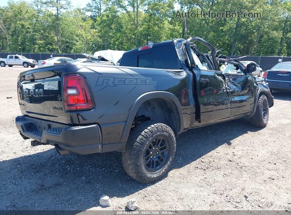 1C6SRFLP1SN598610 2025 RAM 1500 Black უკანა მარჯვენა