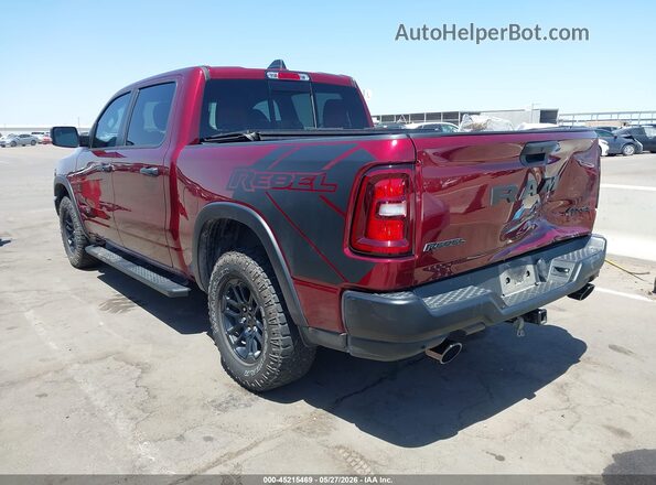 1C6SRFLP2SN524581 2025 RAM 1500 Burgundy Trasero izquierdo