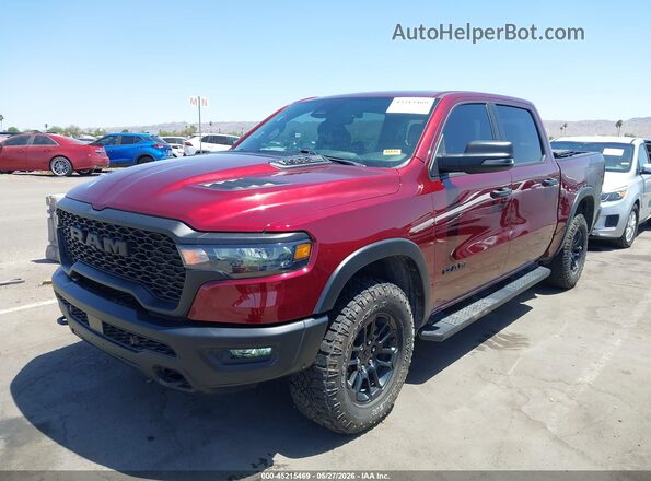 1C6SRFLP2SN524581 2025 RAM 1500 Burgundy Vista tres cuartos delantera izquierda