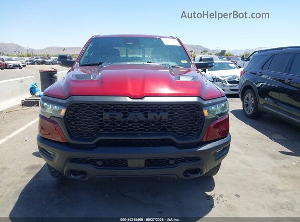 1C6SRFLP2SN524581 2025 RAM 1500 Burgundy Vista del cuadro de instrumentos