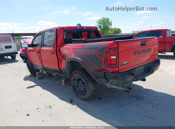 1C6SRFLP4SN761086 2025 RAM 1500 Red Rear left