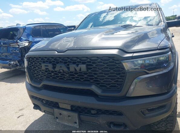 1C6SRFLP7SN645543 2025 RAM 1500 Gray Առջևի վահանակի տեսք