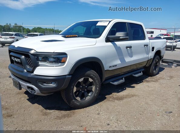1C6SRFLT2MN520014 2021 RAM 1500 White წინა მარცხენა ხედი სამი მეოთხედიდან