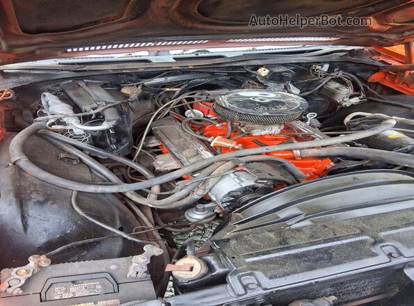 1D37F2B562404 1972 CHEVROLET CHEVELLE Orange წინა სალონის ხედი