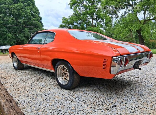 1D37F2B562404 1972 CHEVROLET CHEVELLE Orange უკანა მარჯვენა
